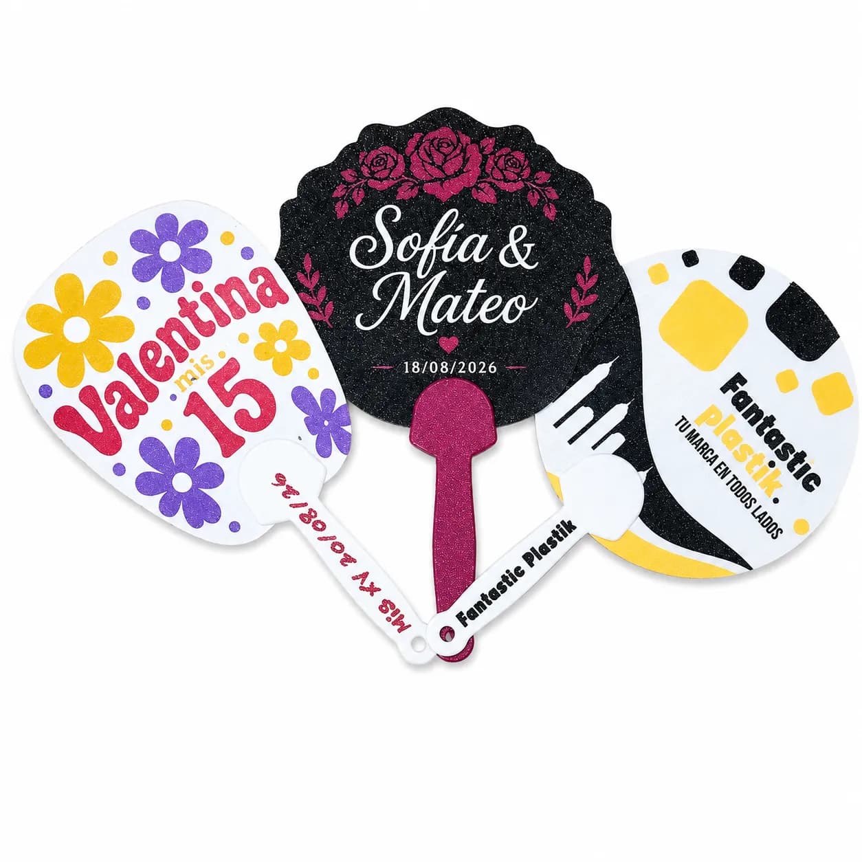 Abanicos de paleta personalizados — fabricación propia fantastic plastik., vista 3