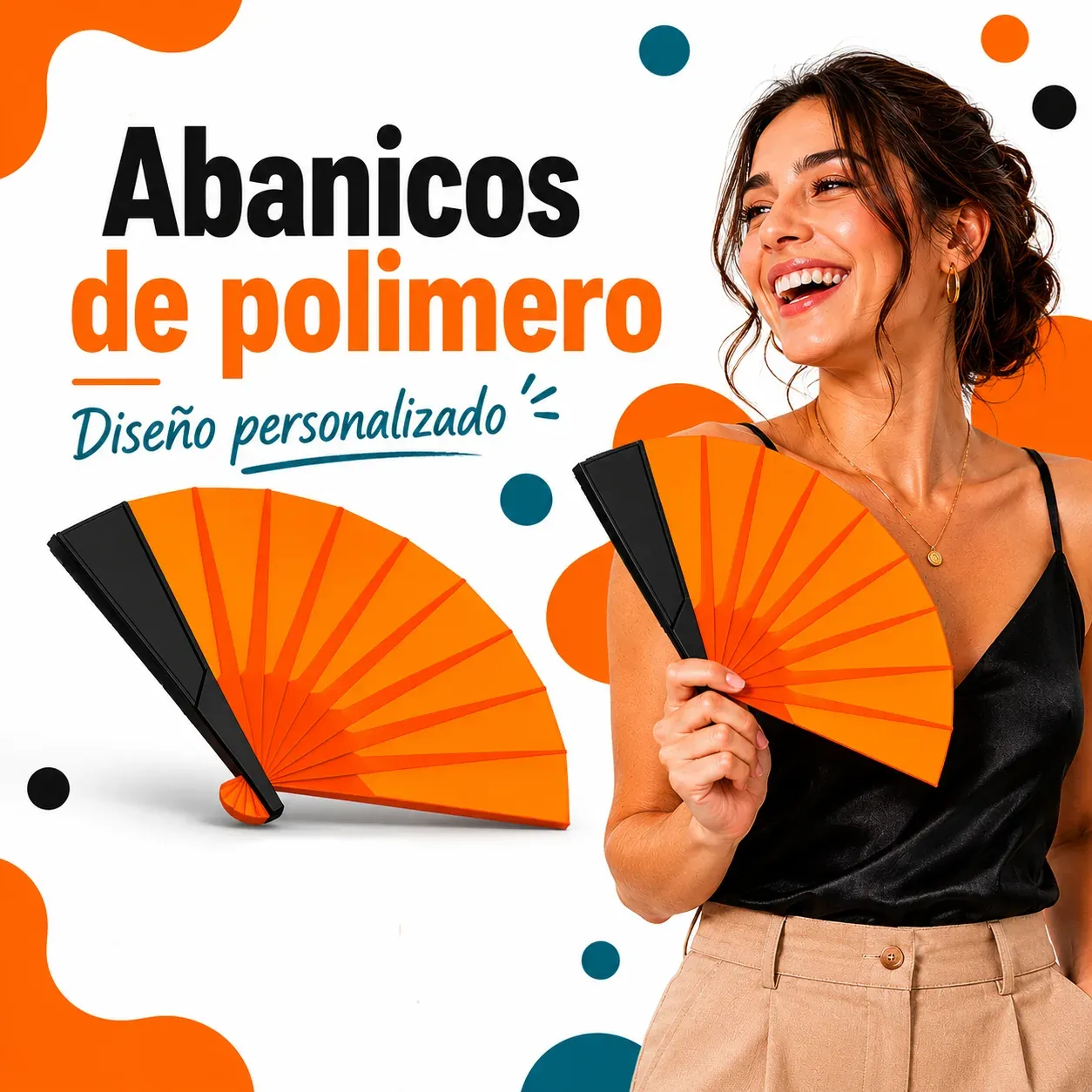 Abanicos de polímero — fabricación propia fantastic plastik.