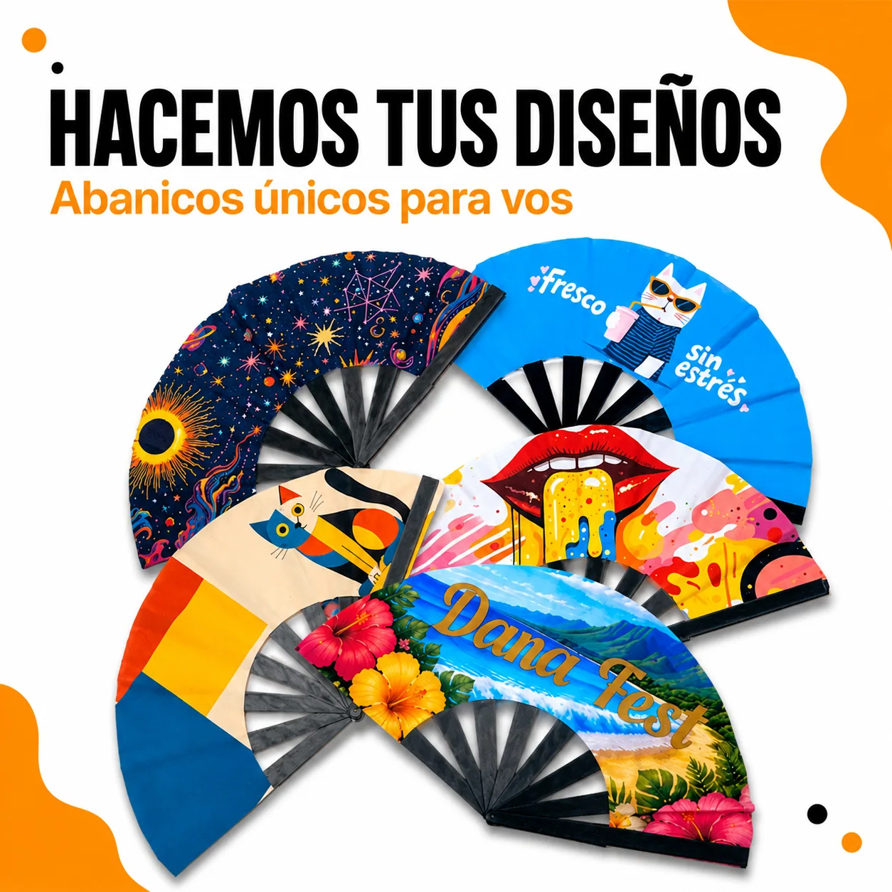 Diseño para tus abanicos — fabricación propia fantastic plastik.